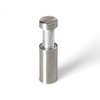 Outwater Round Standoffs, 1 in Bd L, Stainless Steel Brushed, 1/2 in OD 3P1.56.00023